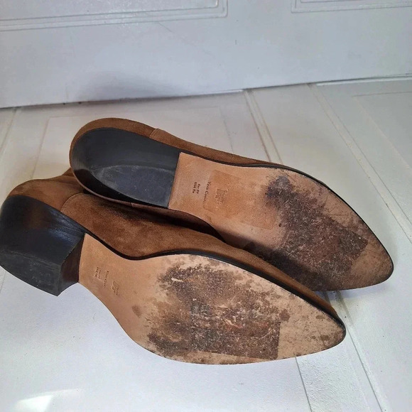 Diane Von Furstenburg Women's NADIE Brown Suede Chelsea Boots Size 9 - Picture 11 of 15